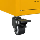 Sideboard Mustard 100.5X39X72 Cm Steel