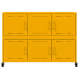 Sideboard Mustard 100.5X39X72 Cm Steel