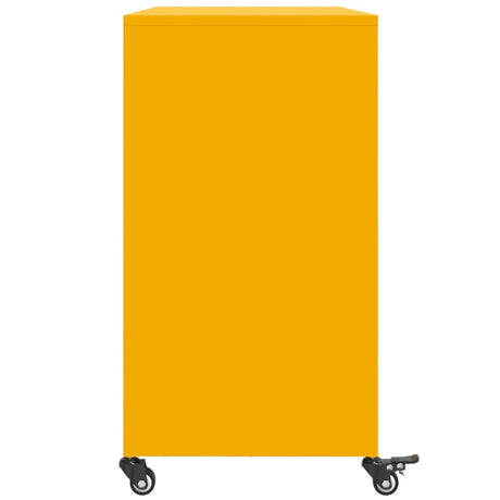 Sideboard Mustard 100.5X39X72 Cm Steel