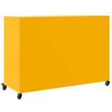 Sideboard Mustard 100.5X39X72 Cm Steel
