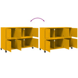 Sideboard Mustard 100.5X39X72 Cm Steel