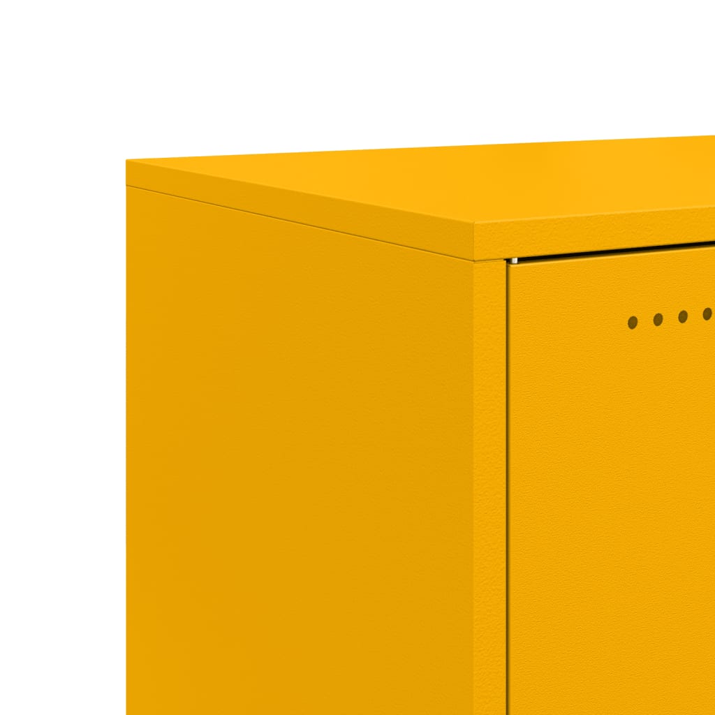 Sideboard Mustard 100.5X39X72 Cm Steel