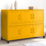 Sideboard Mustard 100.5X39X72 Cm Steel
