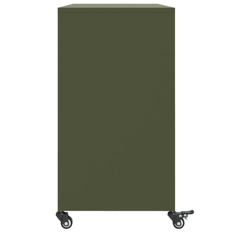 Sideboard Olive 100.5X39X72 Cm Steel