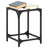Coffee Tables With Top 2 Pcs Steel