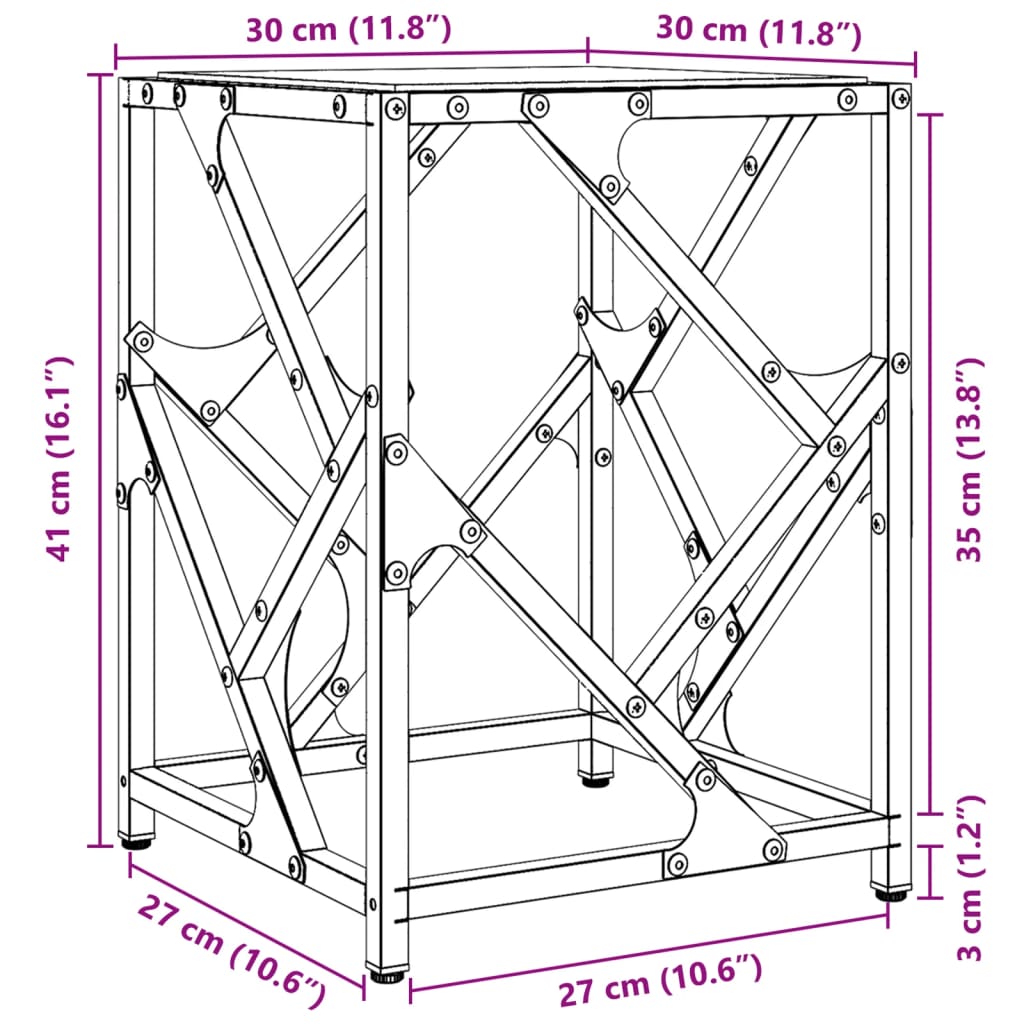 Coffee Table With Top Steel