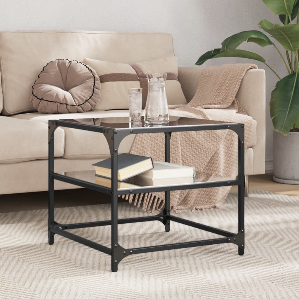 Coffee Tables With Top 2 Pcs Steel
