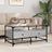 Coffee Table With Glass Top 98.5X50X45 Cm Steel