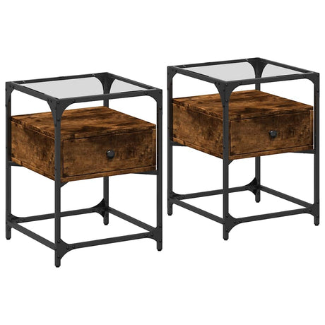 Bedside Cabinets 2 Pcs 40X40X55 Cm Engineered Wood