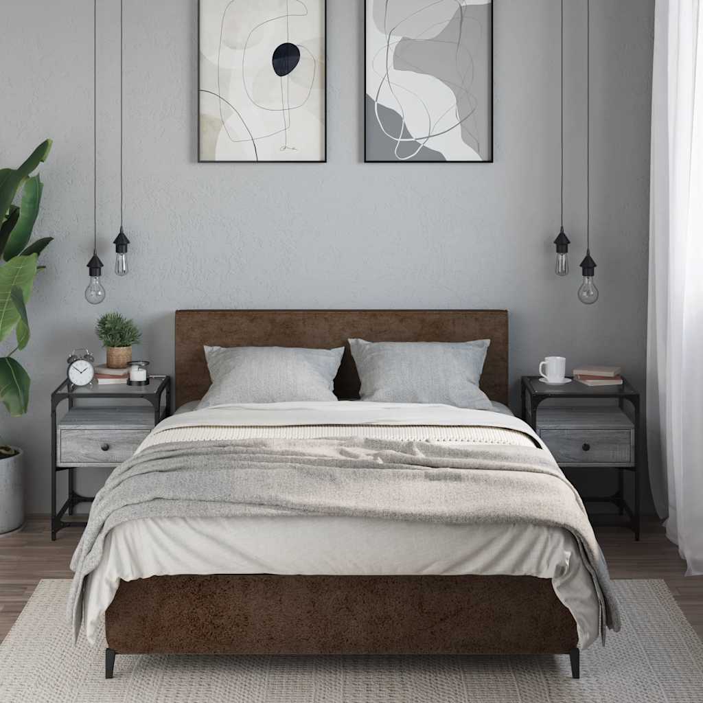 Bedside Cabinets 2 Pcs 40X40X55 Cm Engineered Wood