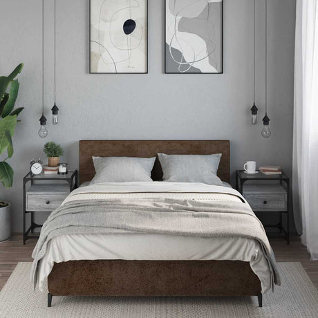 Bedside Cabinets 2 Pcs 40X40X55 Cm Engineered Wood