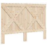 Bed Frame without Mattress with Headboard 160x200 cm Solid Wood