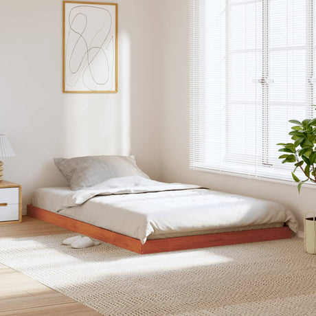 Bed Frame Without Mattress Solid Wood Pine