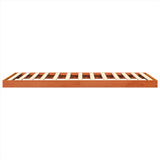 Bed Frame without Mattress Wax Brown 120x190 cm Small Double Solid Wood Pine