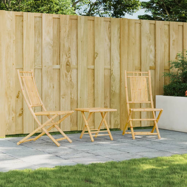 Folding Garden Chairs 2 Pcs 46X66X99 Cm Bamboo