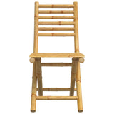 Folding Garden Chairs 2 Pcs 43X54X88 Cm Bamboo