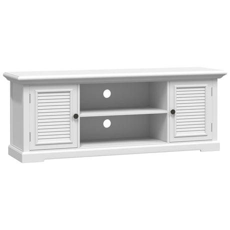 Tv Cabinet White 110X30X41 Cm Engineered Wood