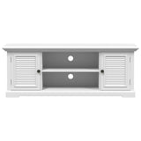Tv Cabinet White 110X30X41 Cm Engineered Wood