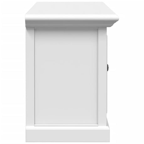 Tv Cabinet White 110X30X41 Cm Engineered Wood