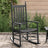 Rocking Chair With Curved Seat Poplar Wood