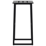 Bar Stools 4 Pcs Black 38X38X80 Cm Powder-Coated Steel