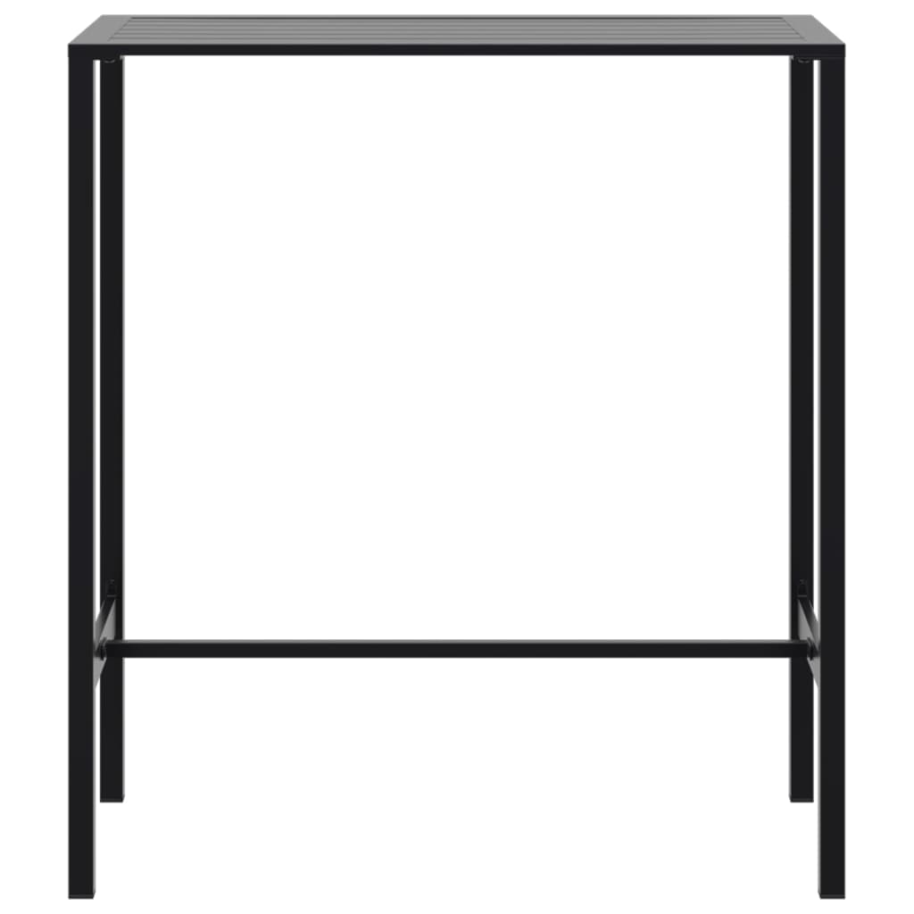Bar Table Black Powder-Coated Steel