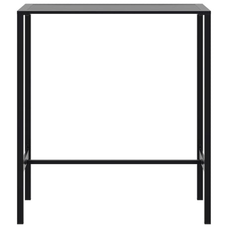 Bar Table Black Powder-Coated Steel