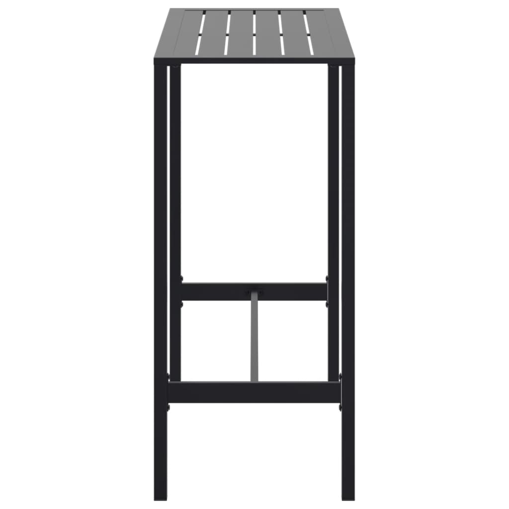 Bar Table Black Powder-Coated Steel