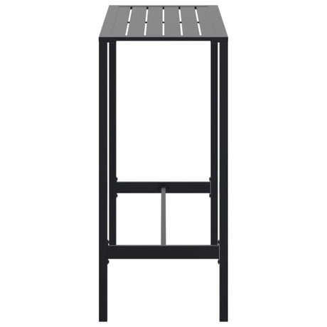 Bar Table Black Powder-Coated Steel