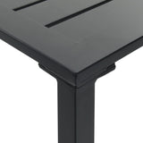 Bar Table Black Powder-Coated Steel