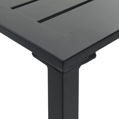Bar Table Black Powder-Coated Steel