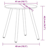 Garden Chair Set 3 Pcs Poly Rattan