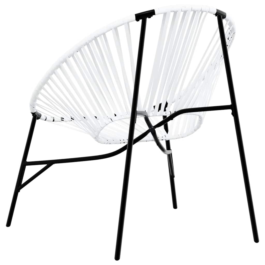 Garden Chair Set 3 Pcs Poly Rattan