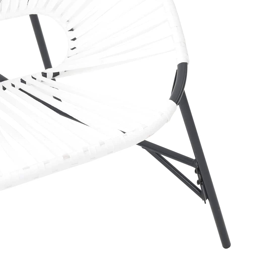 Garden Chair Set 3 Pcs Poly Rattan