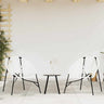 Garden Chair Set 3 Pcs Poly Rattan