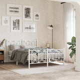 Metal Bed Frame Without Mattress With Footboard 90X190Cm