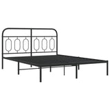 Metal Bed Frame Without Mattress 140X200Cm