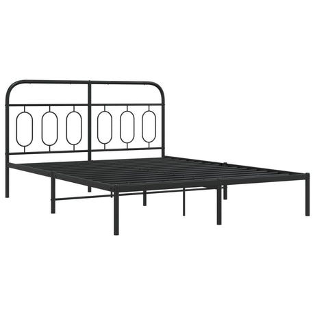 Metal Bed Frame Without Mattress 140X200Cm