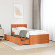 Bed Frame Without Mattress Solid Wood Pine