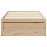 Bed Frame Without Mattress Solid Wood Pine