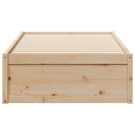 Bed Frame Without Mattress Solid Wood Pine