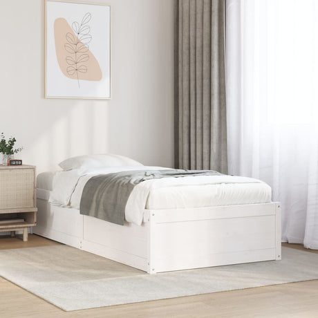 Bed Frame Without Mattress Solid Wood Pine