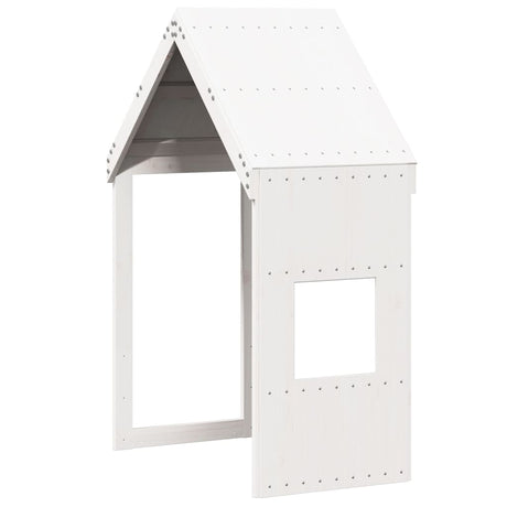 Kids' Bed Roof Solid Wood Pine