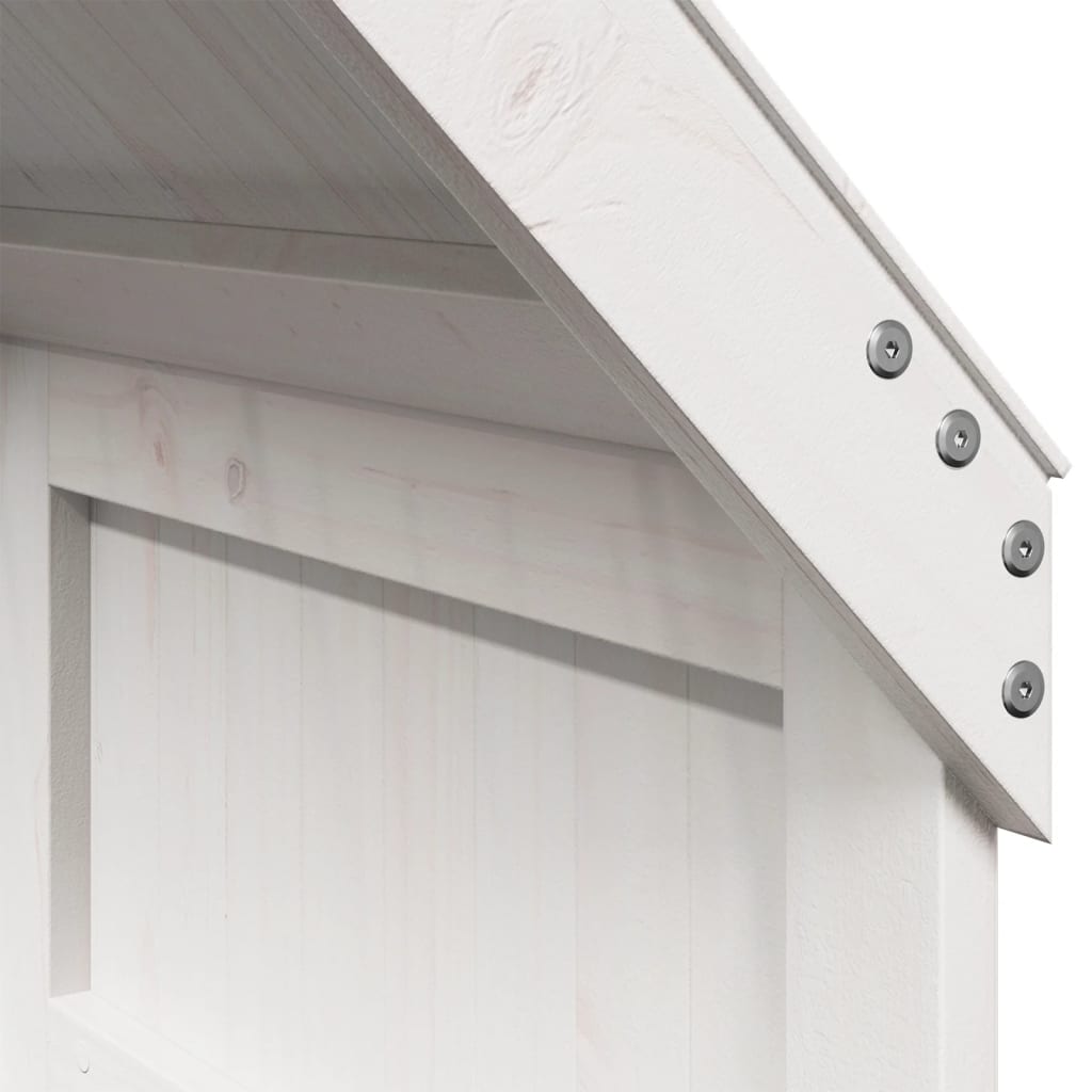 Kids' Bed Roof Solid Wood Pine