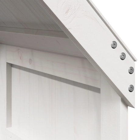 Kids' Bed Roof Solid Wood Pine
