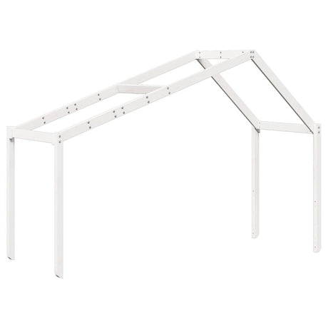 Kids' Bed Roof Solid Wood Pine