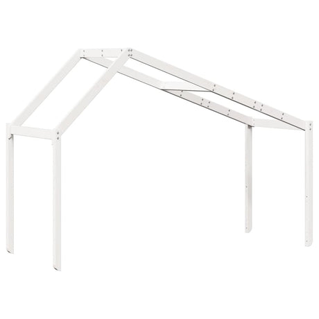 Kids' Bed Roof Solid Wood Pine