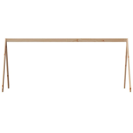 Kids' Bed Roof Solid Wood Pine