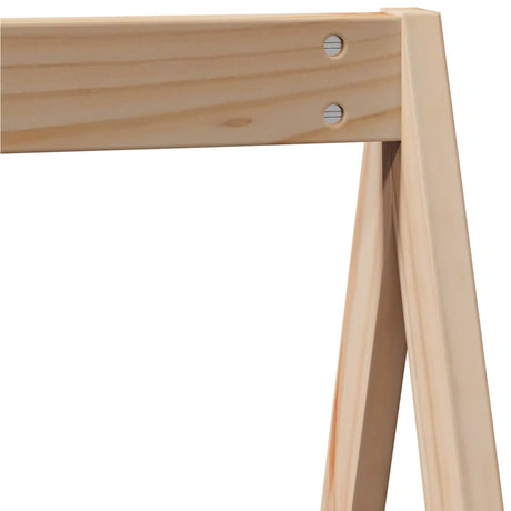 Kids' Bed Roof Solid Wood Pine