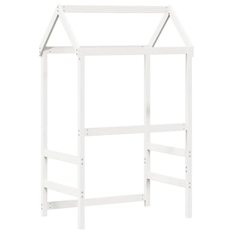 Kids' Bed Roof Solid Wood Pine